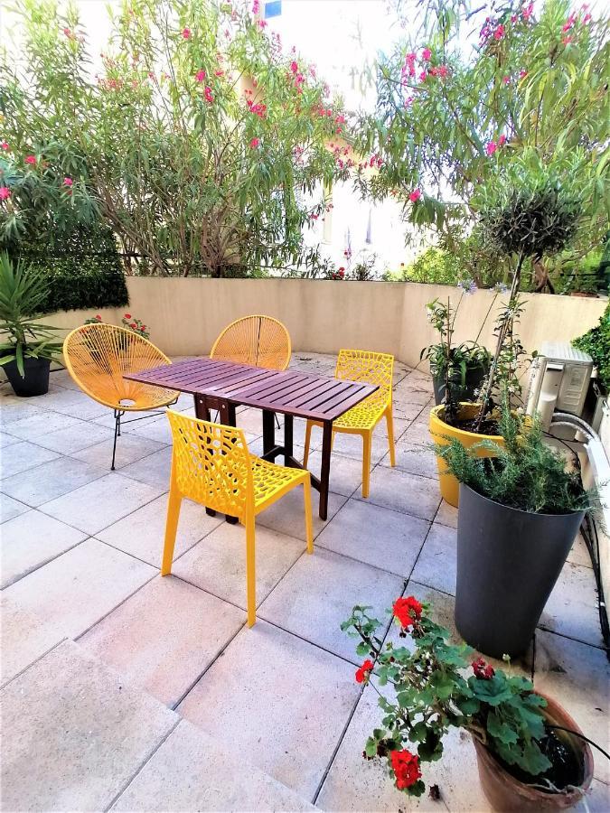 Studio Neuf 25 M2, Terrasse 35 M2 Proche Port Nice, Centre Ville Exterior foto