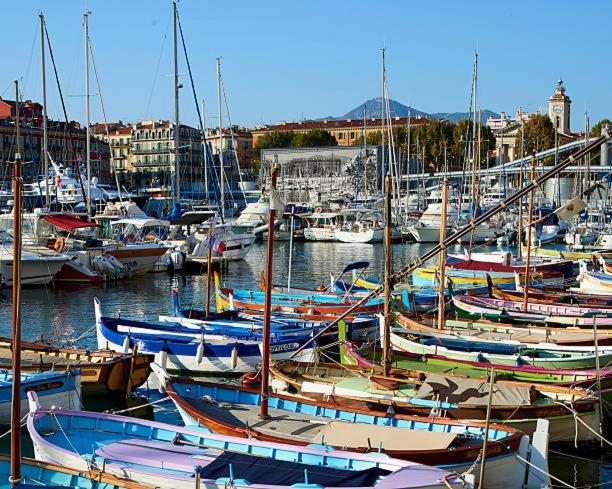Studio Neuf 25 M2, Terrasse 35 M2 Proche Port Nice, Centre Ville Exterior foto